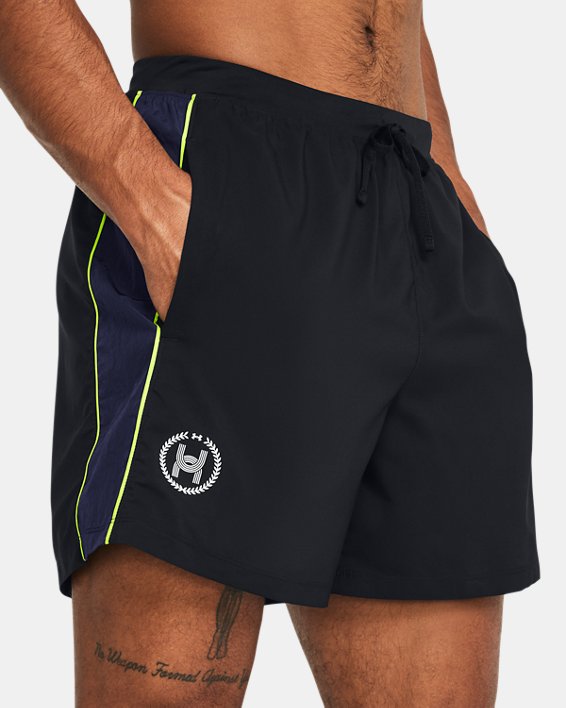 Men's UA Launch 5" Shorts in Black image number 3